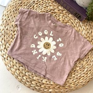 Rylee + Cru baby boxy tshirt "Cool to Be Kind"